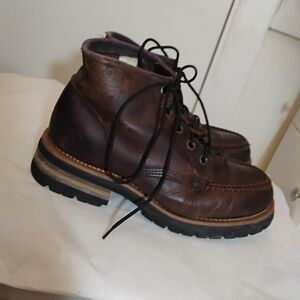 Vintage men's Skechers Chunky leather work Combat boots size 11